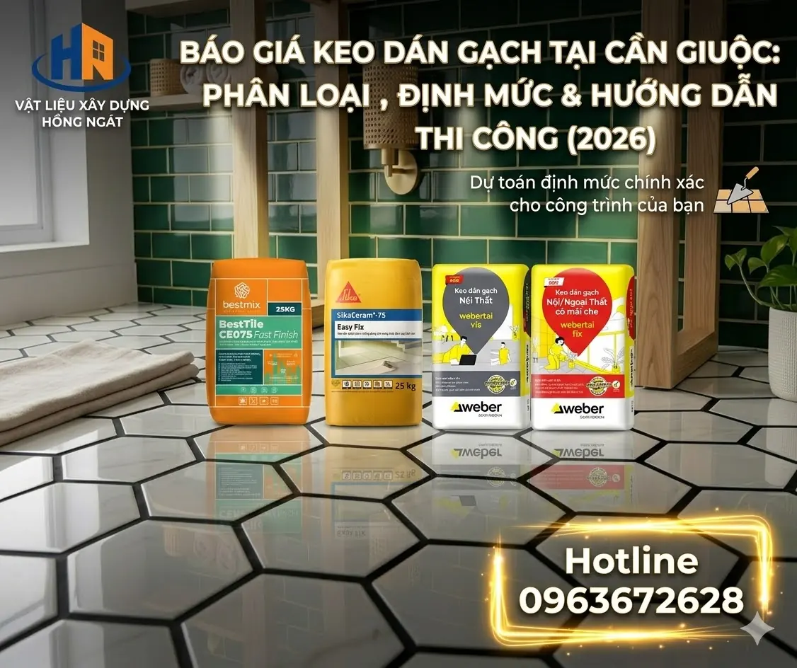 keo dán gạch cần giuộc