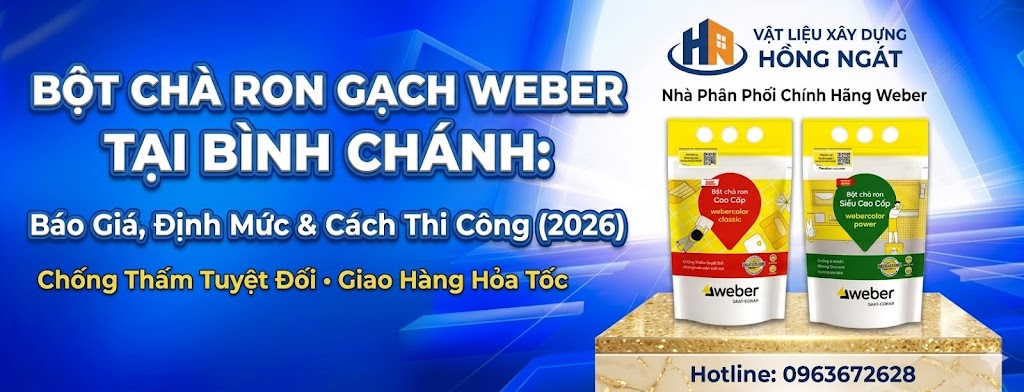 Bột Chà Ron Gạch Weber Khu Vực Bình Chánh