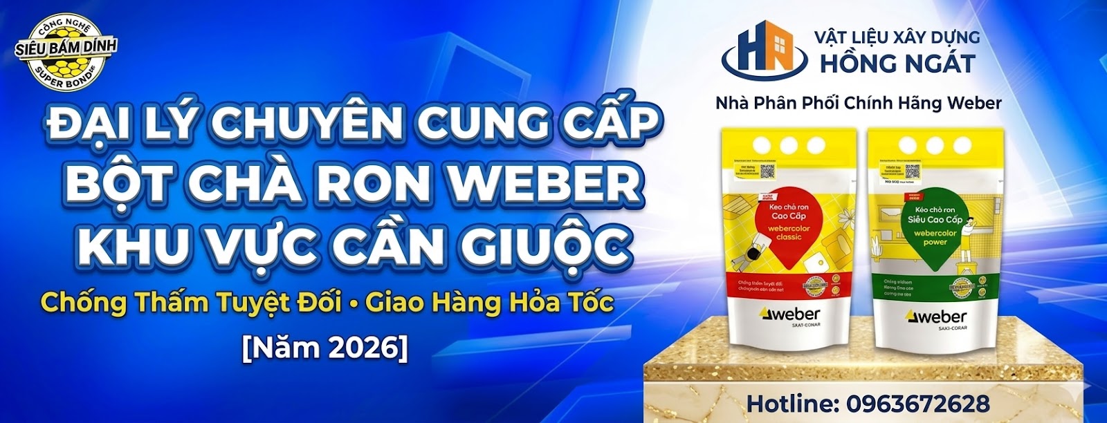 Đại Lý Cung Cấp Bột Chà Ron Weber Khu Vực Cần Giuộc