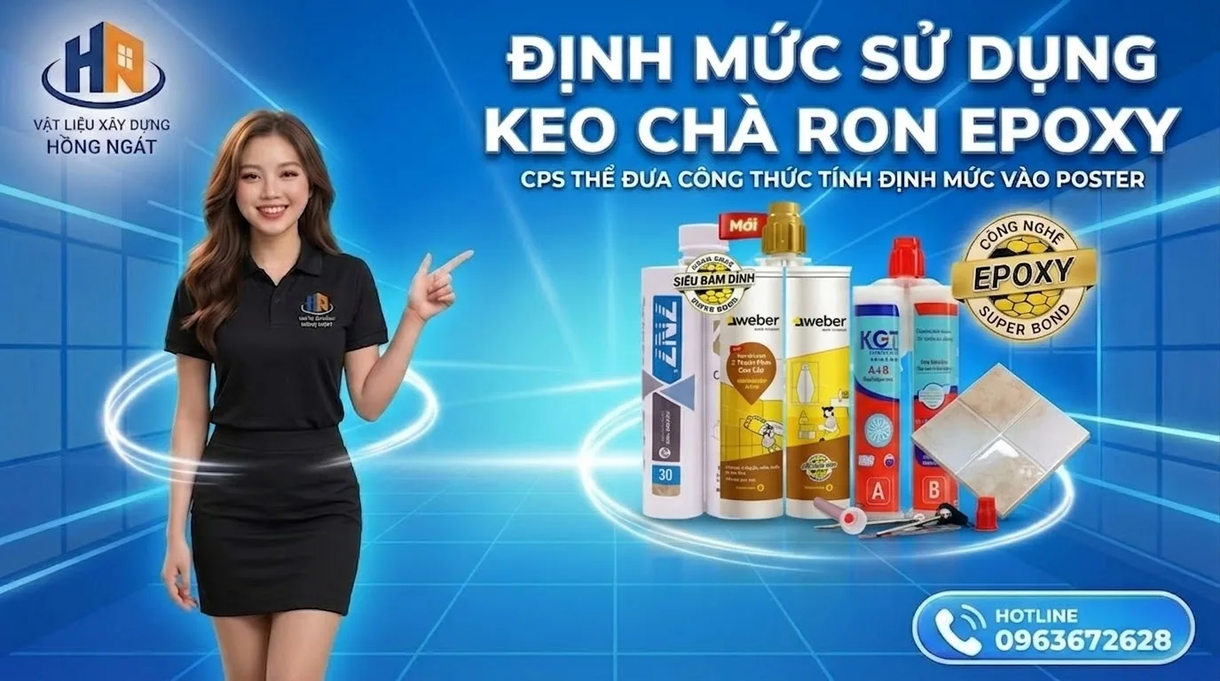Định Mức Sử Dụng Keo Chà Ron Epoxy
