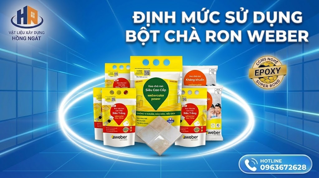 Định Mức Keo Chà Ron Bột Weber