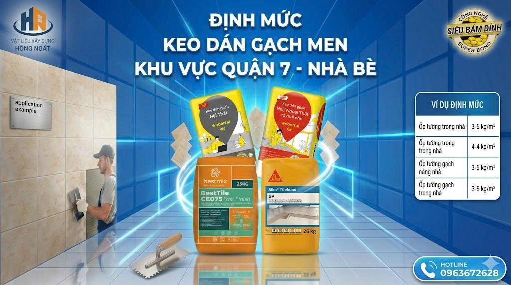 Định Mức Keo Dán Gạch Men