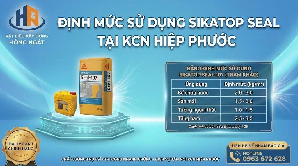 Định Mức SikaTop Seal 107