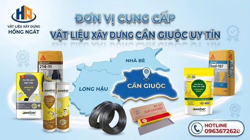 Đơn Vị Cung Cấp Vật Liệu Xây Dựng Cần Giuộc