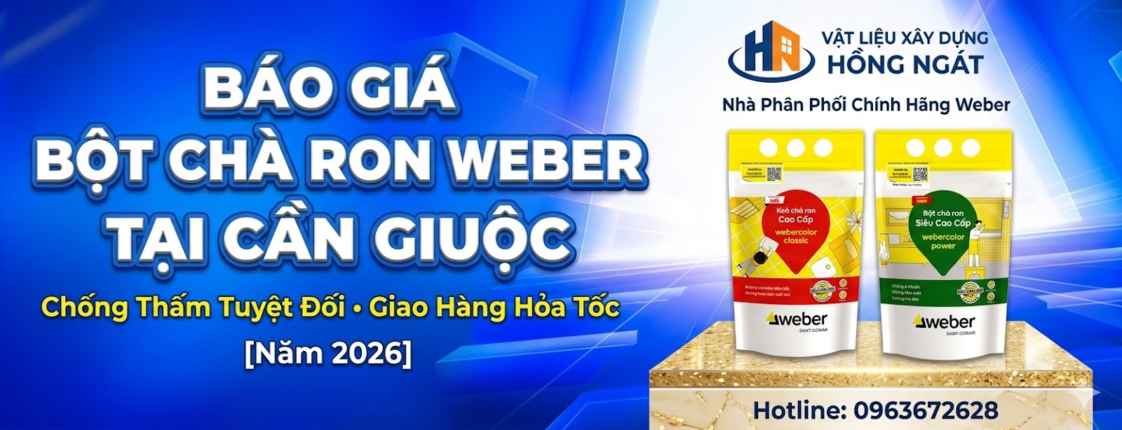 Báo Giá Bột Chà Ron Weber Khu Vực Cần Giuộc