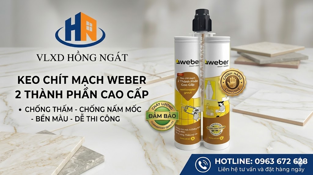 Keo chít Mạch 2 Thành Phần Weber
