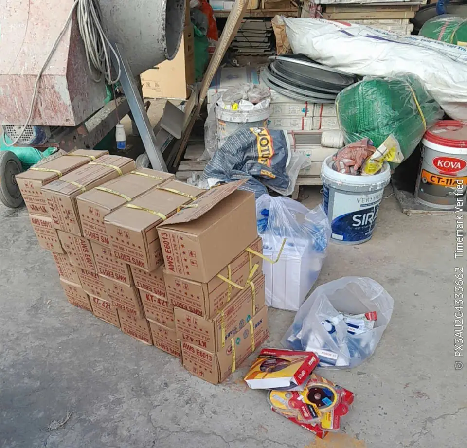vật liệu xây dựng tại cần giuộc - que hàn
