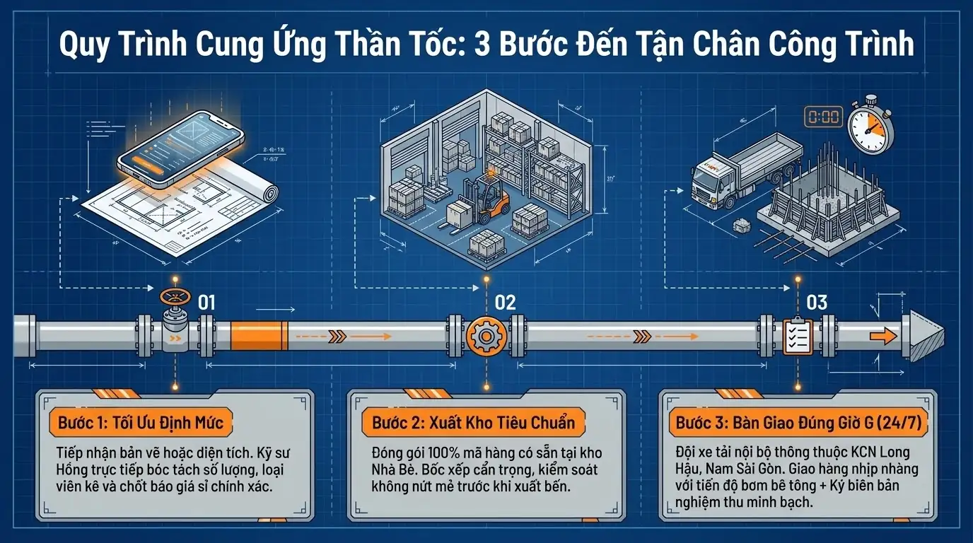 báo giá viên kê bê tông mác cao - vlxd hồng ngát