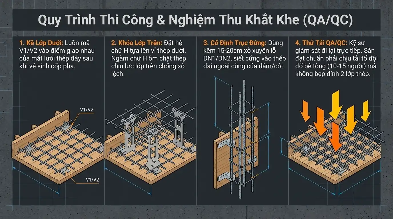 Quy Trình Thi Công Viên Kê Bê Tông Long Hậu