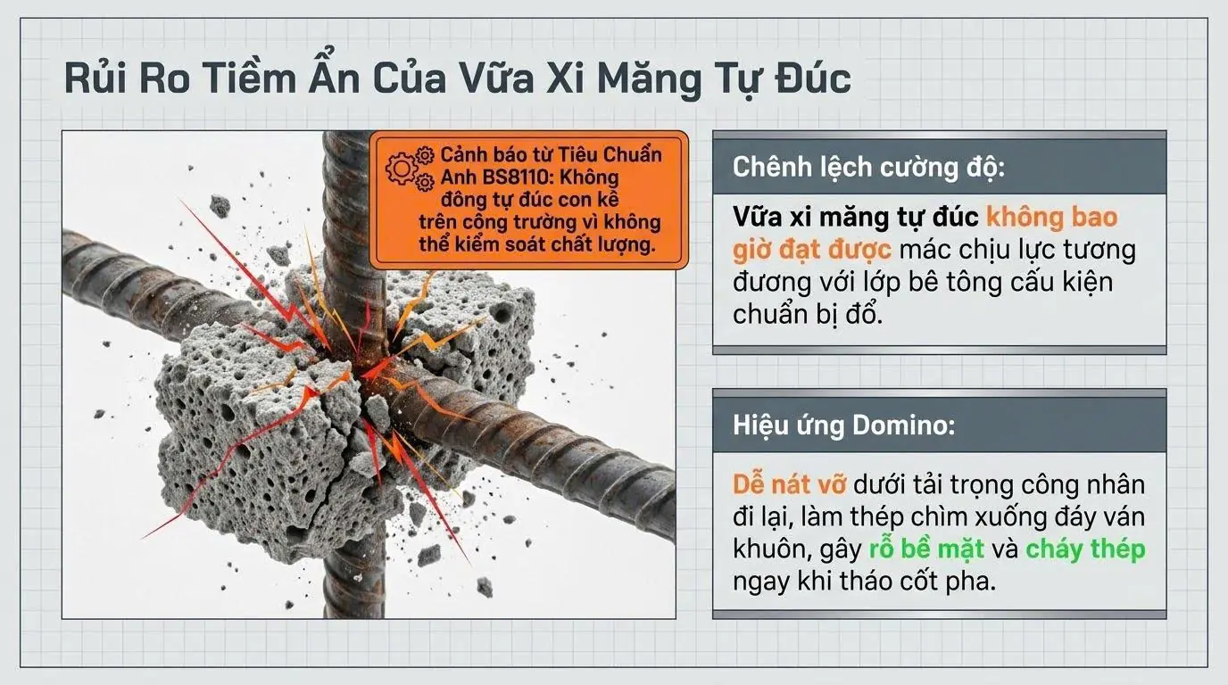 cục kê bê tông bình chánh - rủi ro