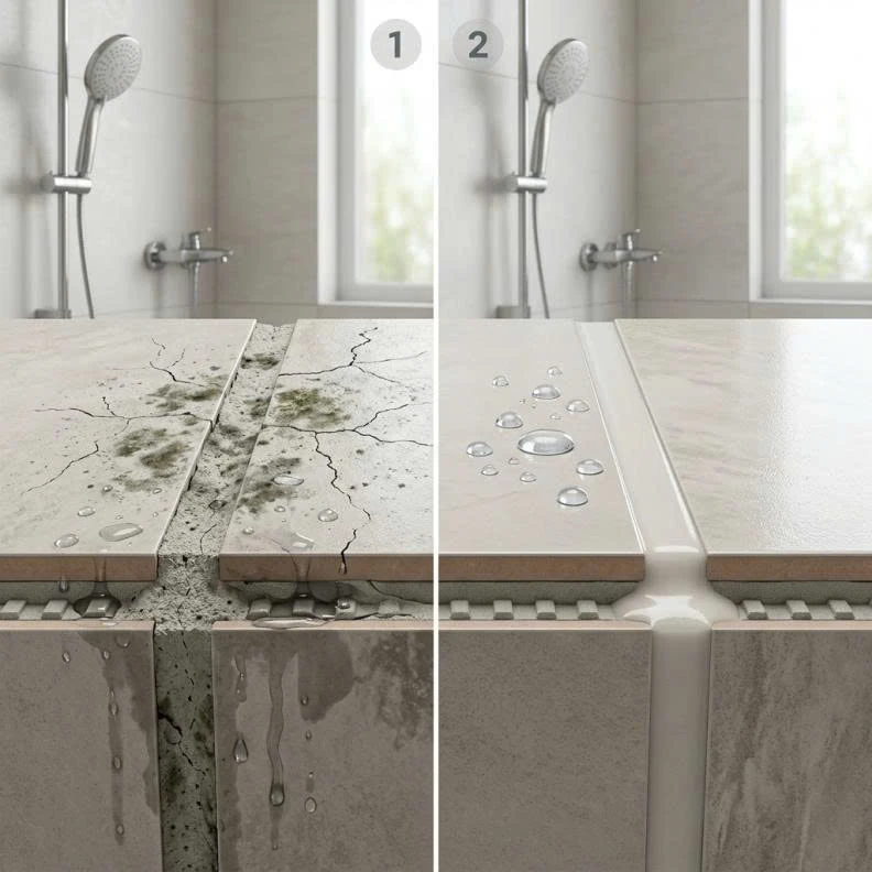 Sự Khác Biệt Khi Sử Dụng Keo Chít Mạch 2 TP So Với Xi Măng Trắng