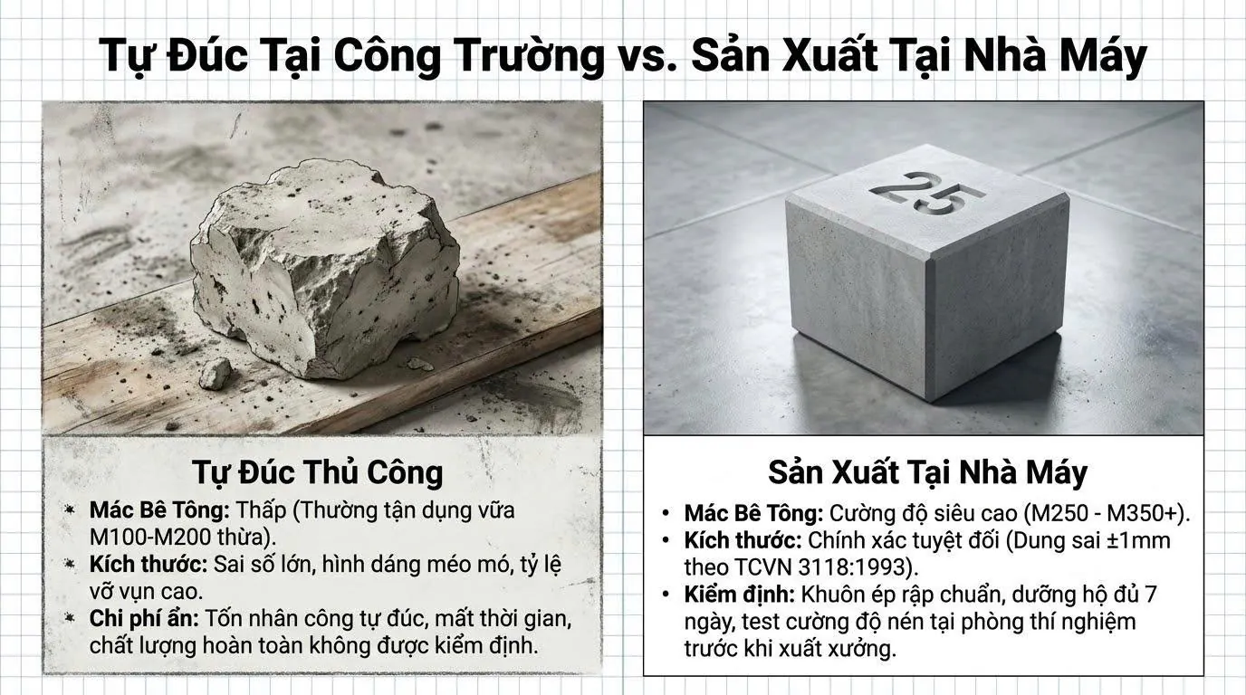 tổng kho cục kê bê tông - so sánh