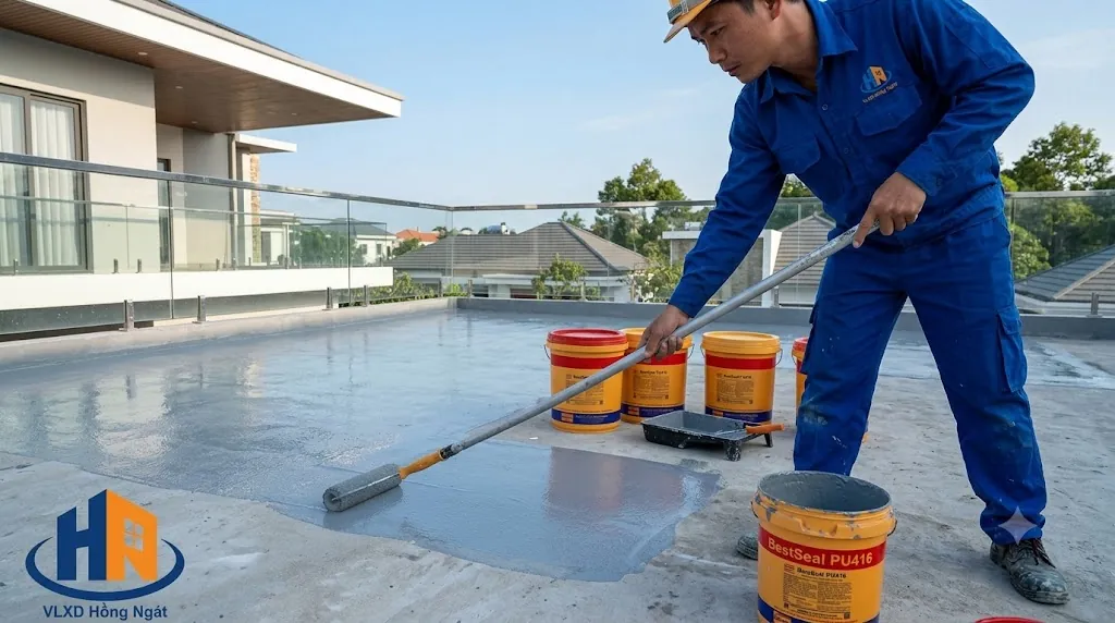 Thi Công Chống Thấm BestSeal PU416