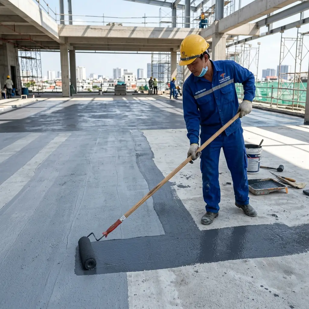 định mức vật liệu chống thấm - thi công