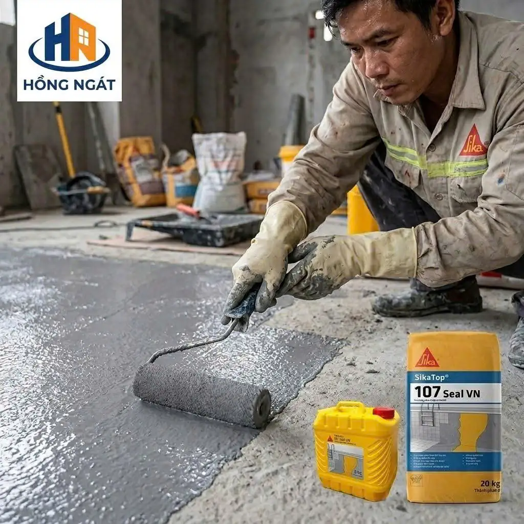 Thi Công Chống Thấm Sika Top Seal 107