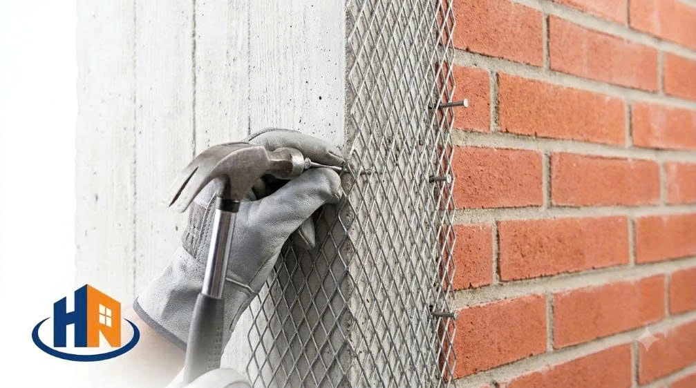 Thi Công Lưới Tô Tường Chống Nứt
