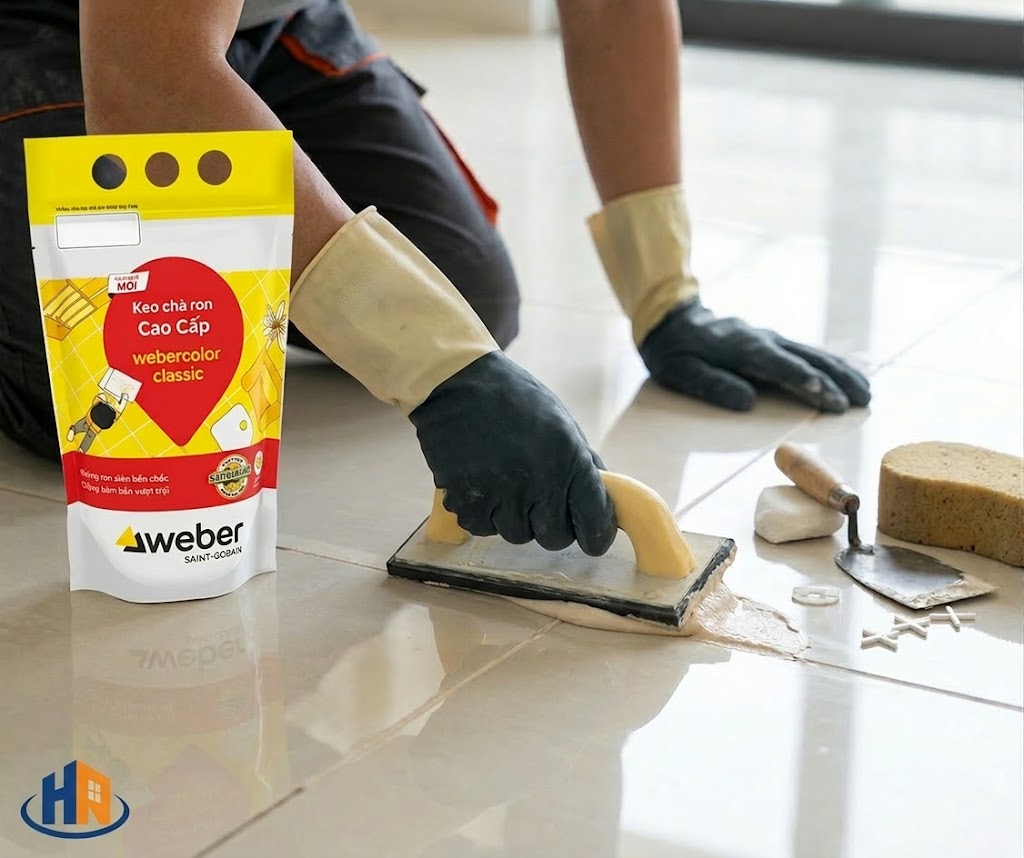Thi Công Keo Chà Ron Bột Weber