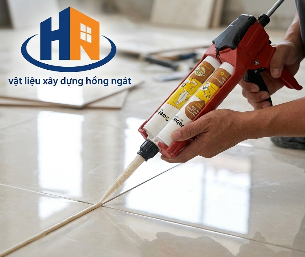 Thi Công Keo Chít Mạch 2 Thành Phần Weber