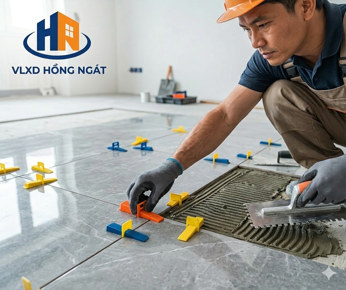 cách thi công keo dán gạch