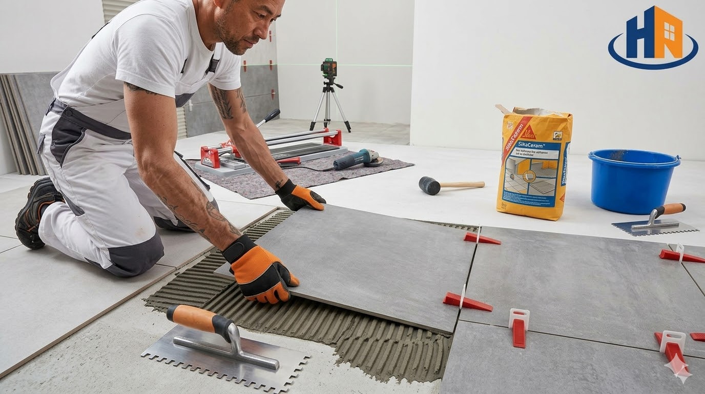Định mức sử dụng keo dán gạch - Thi Công Ốp Lát