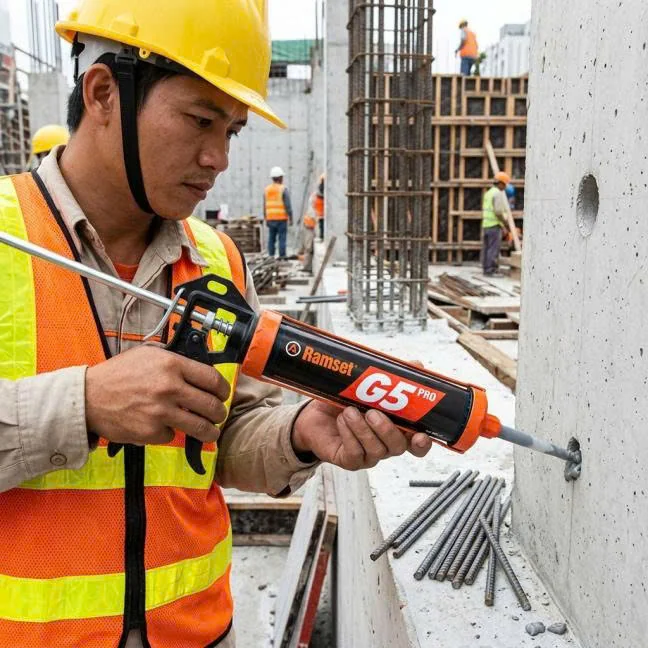 Thi Công Cấy Sắt RamSet G5