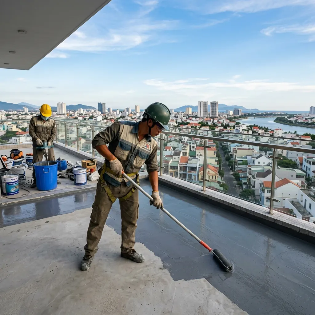 các dòng vật liệu chống thấm - thi công