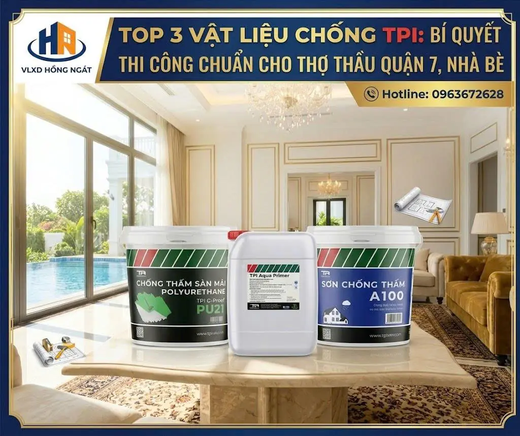 Top 3 Vật Liệu Chống Thấm TPI