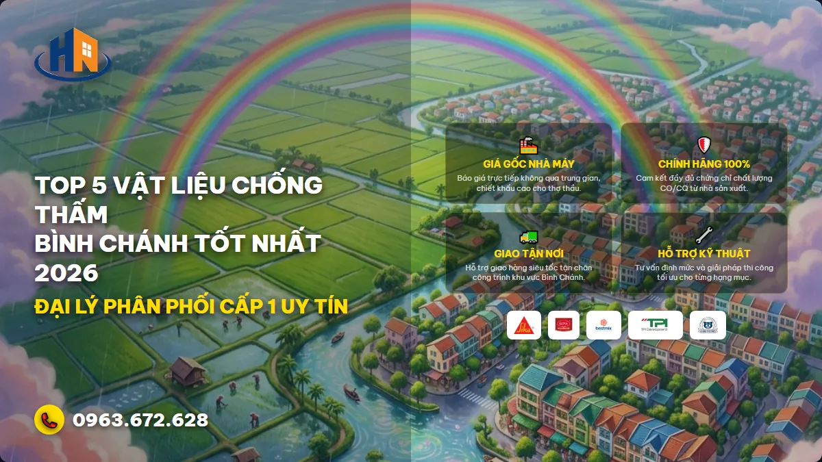 các dòng Vật Liệu Chống Thấm Tốt Nhất 2026