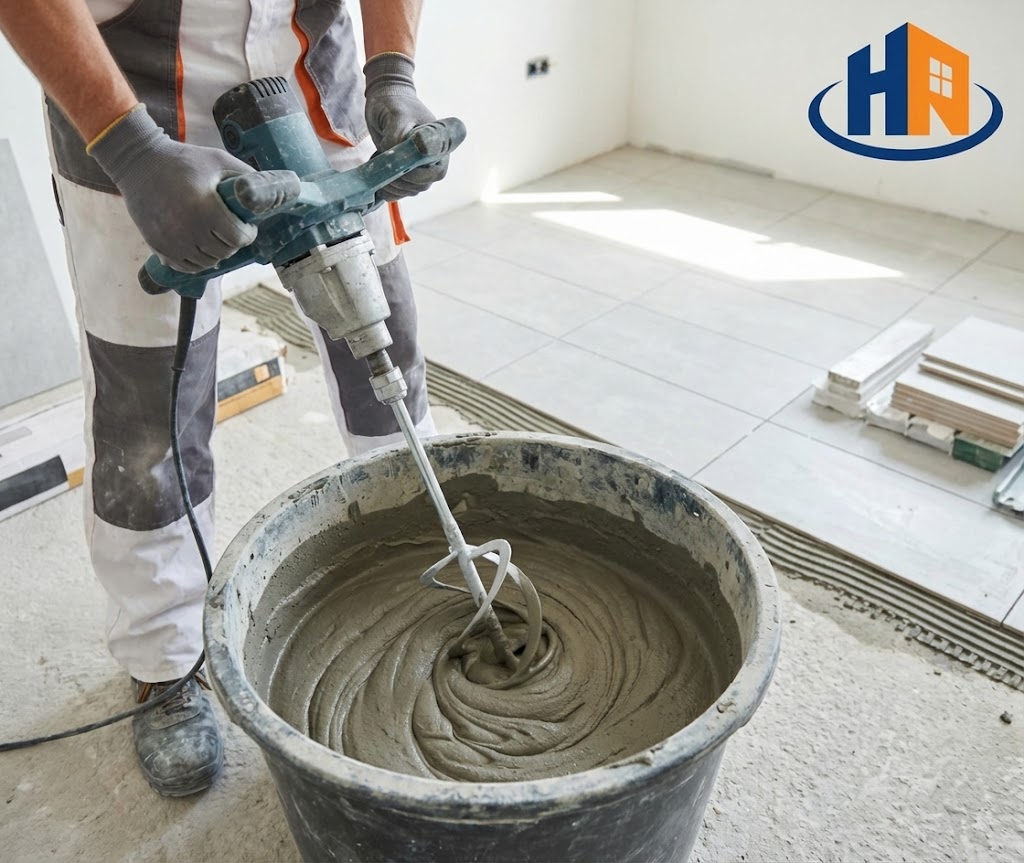 Trộn Keo Bằng Máy Khuấy