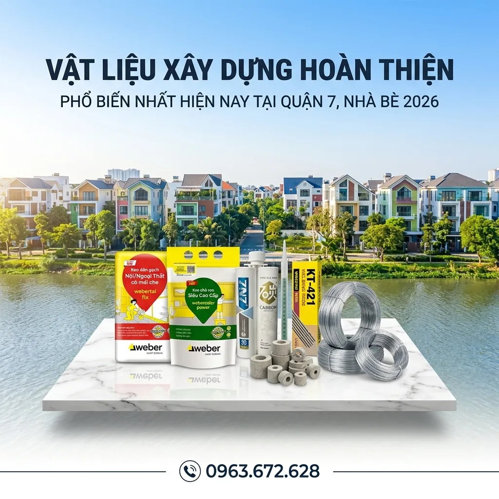 Vật Liệu Xây Dựng Hoàn Thiện Tại Quận 7 - Nhà Bè