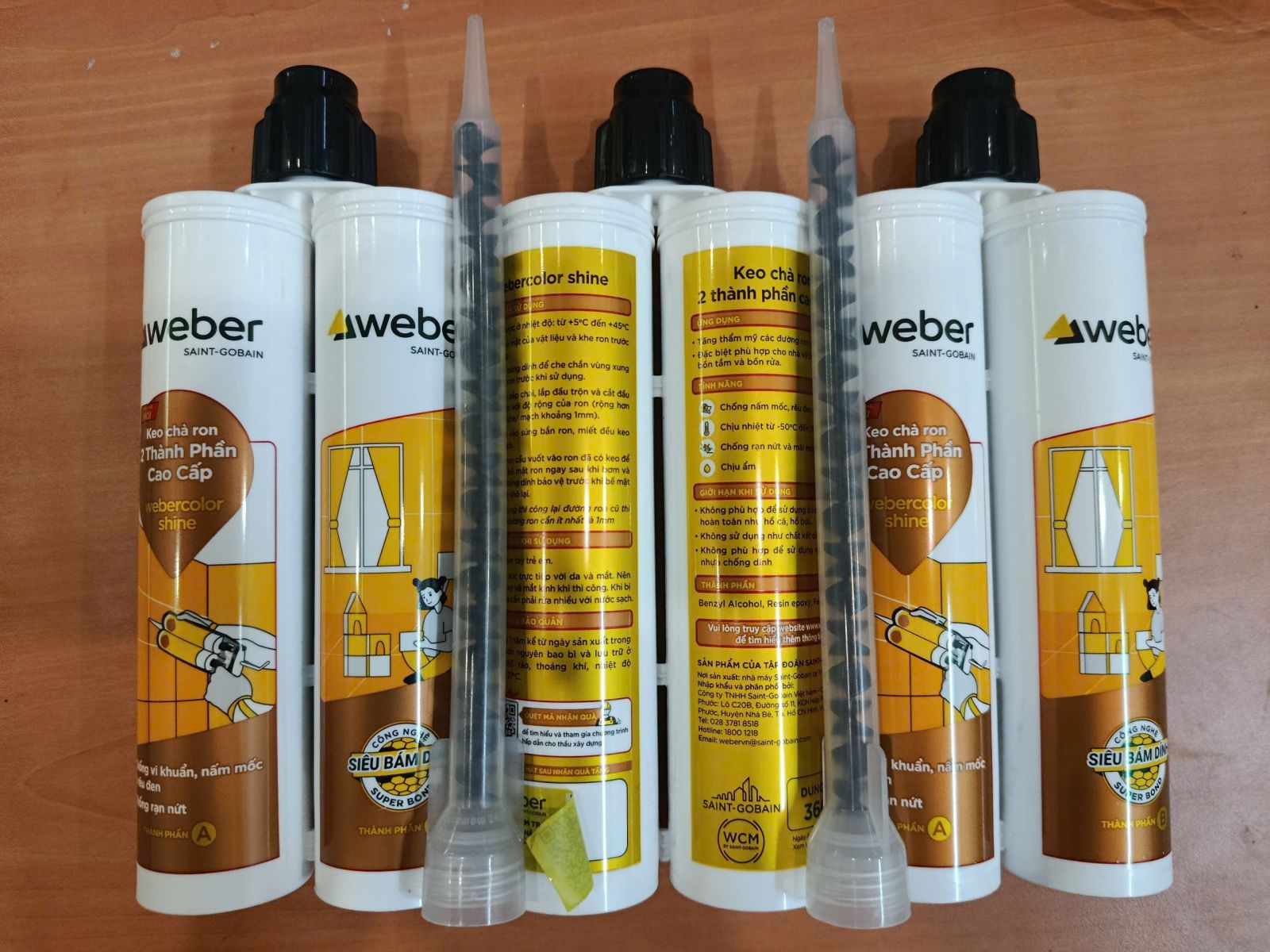 Keo Chà Ron 2 Thành Phần Weber