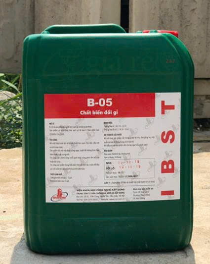 CHẤT BIẾN ĐỔI TẨY RỈ B05 TẠI VLXD HỒNG NGÁT NHÀ BÈ 