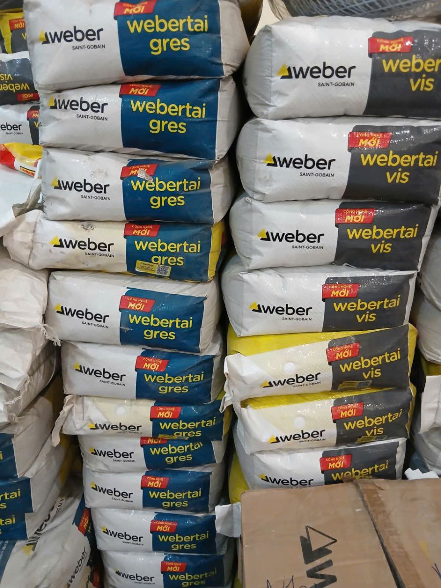 Keo dán gạch Weber tai Gres tại Nhà Bè – VLXD Hồng Ngát